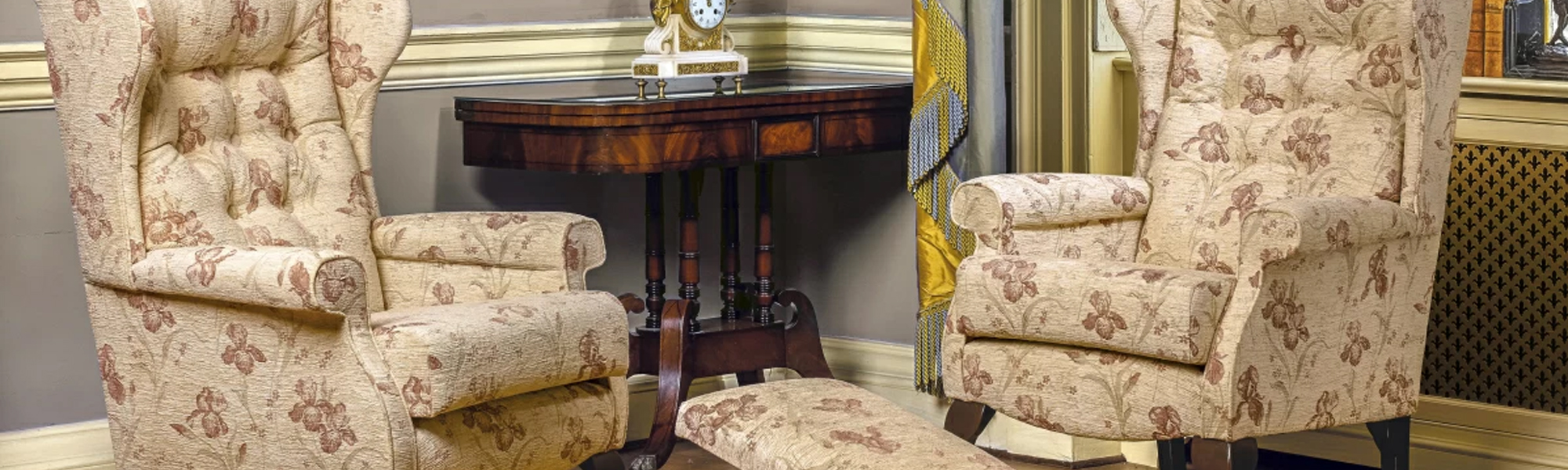 York wingback on sale dining chair