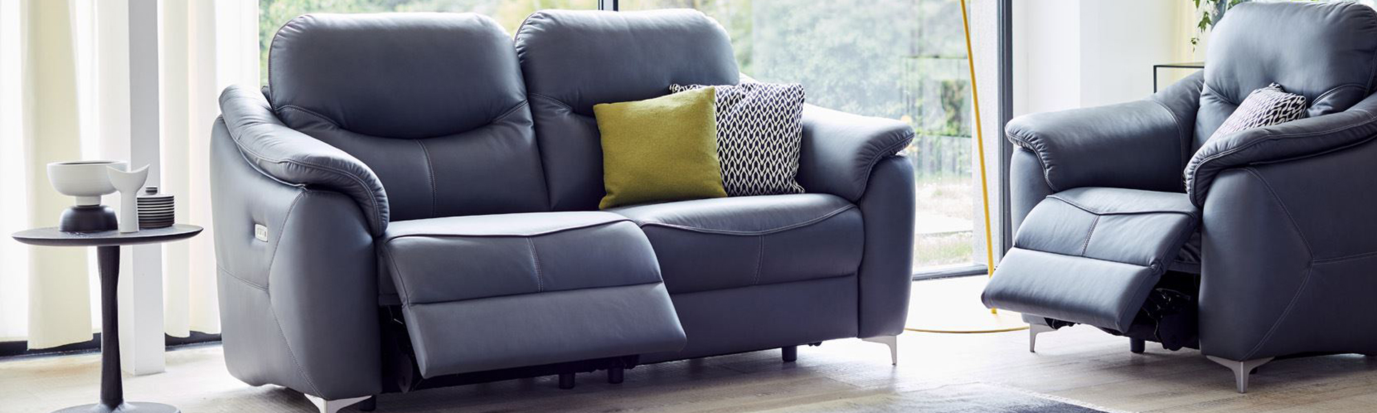 Shop Leather 2 Seat Power Recliner Sofas for sale in York