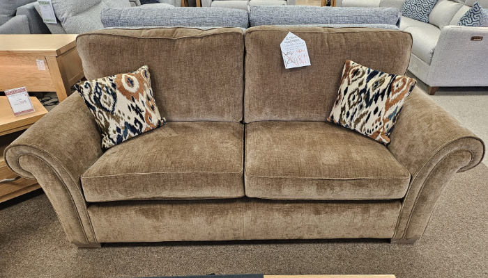 3 Seater Sofa & Armchair Fab - 4268 & 4040 Smoke Feet