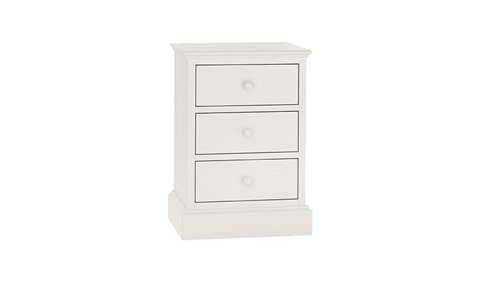 York 3 drawer shop nightstand