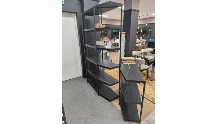 Black Ash High Shelving Unit - CS6055-PL