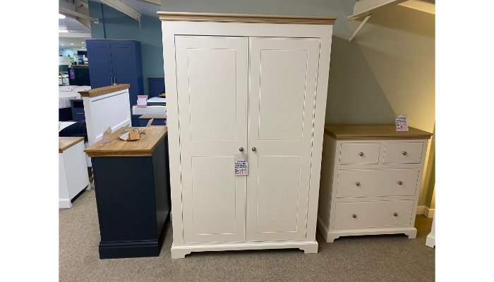 Large 2 Door Hanging Wardrobe
