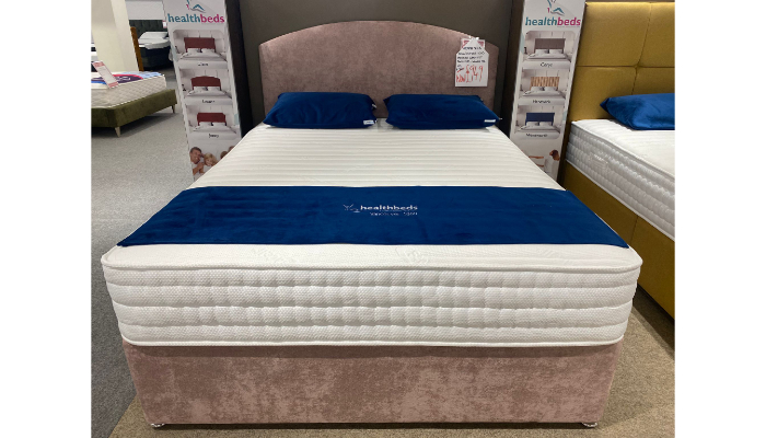 Kingsize 2 Drawer Divan Set With Headboard