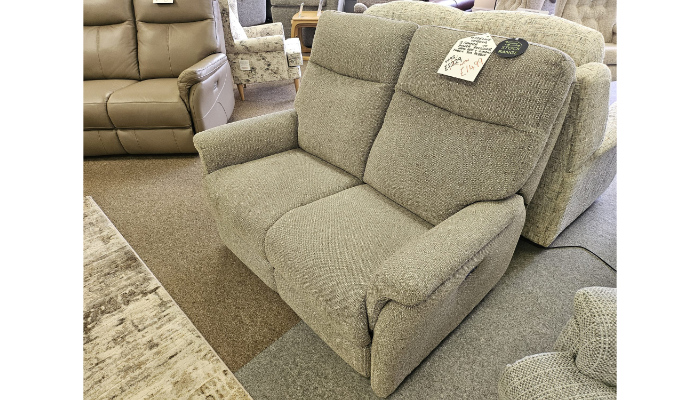 2 Seater Fab - Ultimate Plus Recliner - Pwr H/r, Pwr Lumbar - Sea Pebble