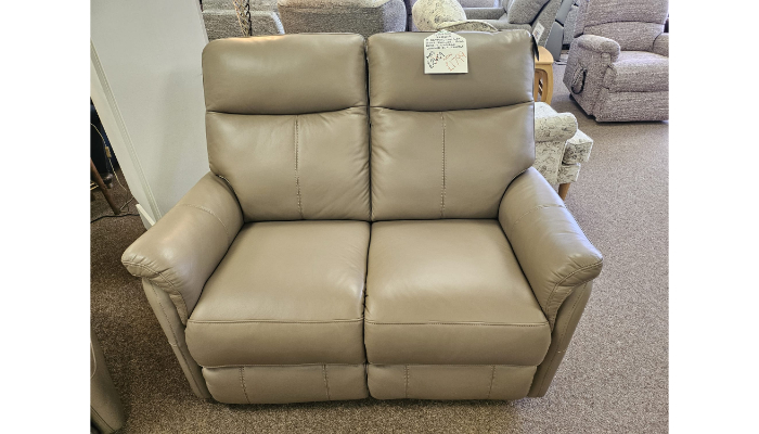 2 Seater Lthr - Comfort Plus Recliner - PWR H/R, PWR Lumbar - LLS Truffle