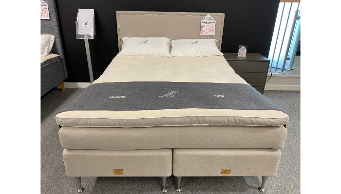 150cm Lycka Base With Core & Tagel Mattress Inc. Headboard