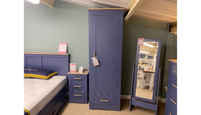 1 Door 1 Drawer Extra Tall Wardrobe