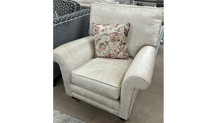 Large Sofa, Easy Chair & Hollywood Footstool