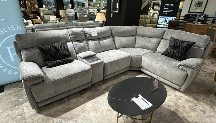 Home Max-sound System Power Reclining Corner Group