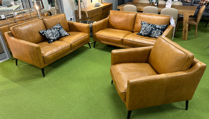 3 Seater Sofa, 2 Seater Sofa & Armchair