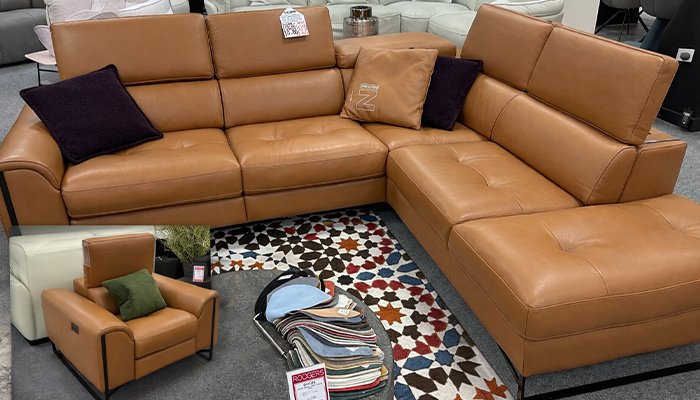 Reclining Corner Sofa & Matching Armchair