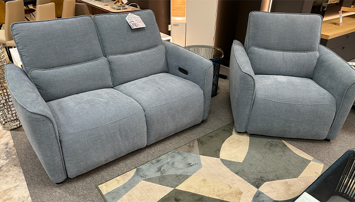 2-seater + Power Reclining Armchair