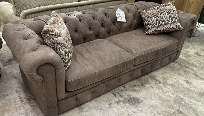 3 Seater Leather Sofa