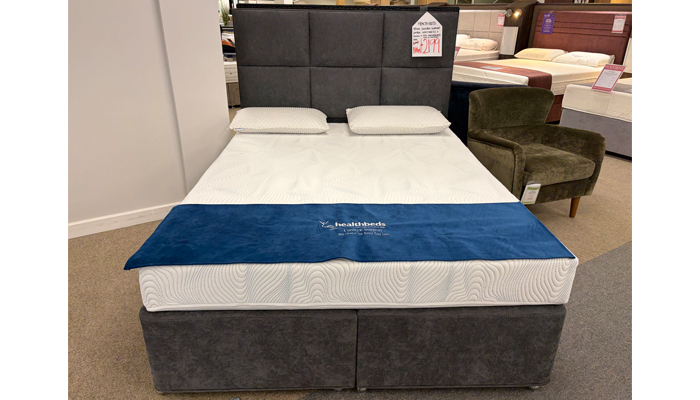 150cm Latex Mattress And Divan With Headboard