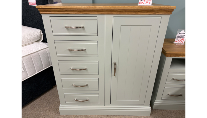 5 Drawer 1 Door Gents Chest