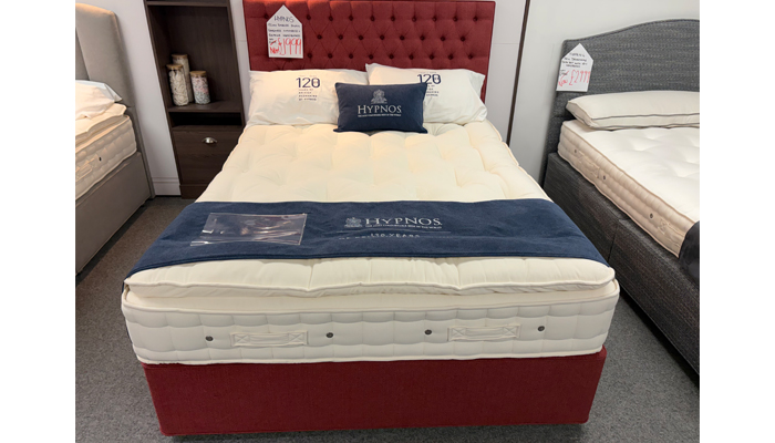 150cm Kingsize Divan With Longwick Mattress And Eleanor Headboard