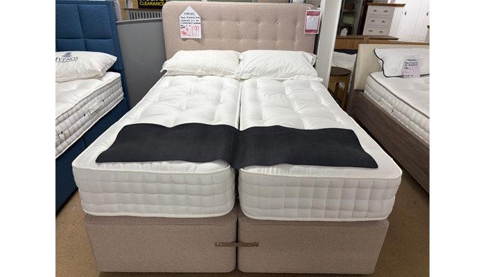 150cm Kingsize Divan With Lyndhurst Z&l Mattress And Margaret Headboard