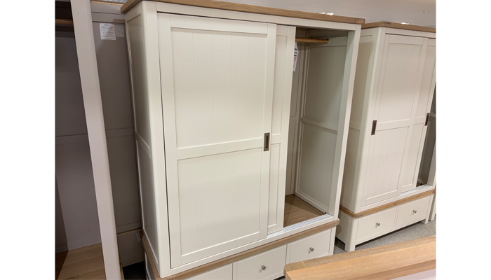 Triple Painted Wardrobe