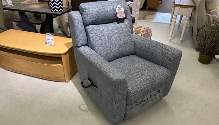 Riser Recliner - Fabric Grade A Dash Blue