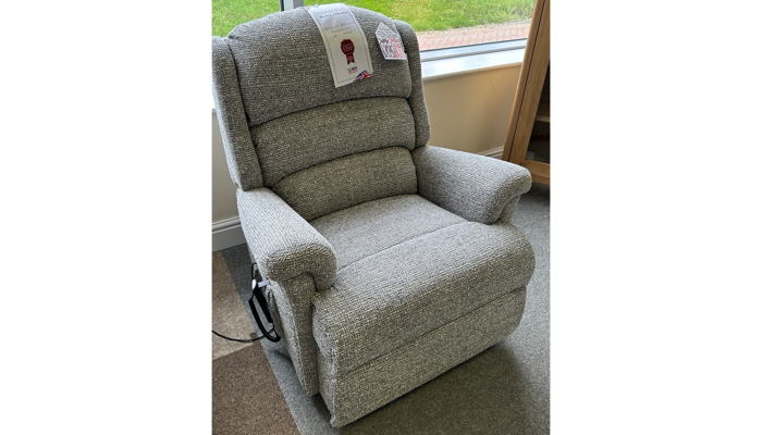 Royale Dual Motor Riser Recliner - Fabric Valencia Slate