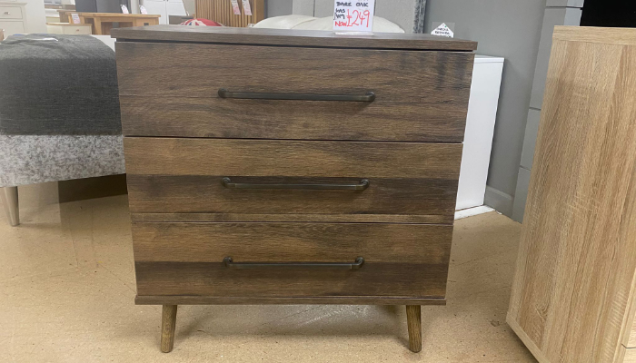 3 Drawer Chest - Dark Oak