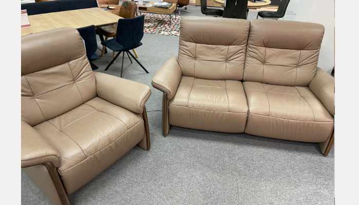 Power Sofa And Battery Powered Chair In Paloma Leather