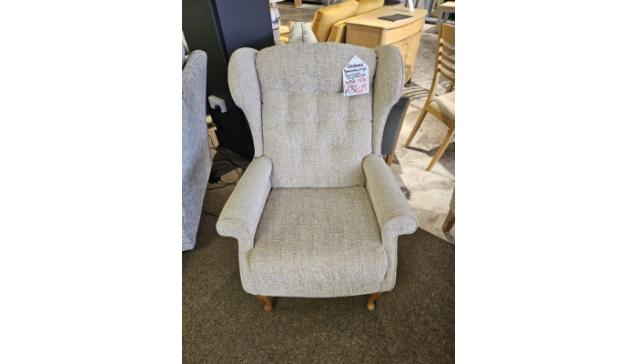 High Seat Chair Fab - Como Oatmeal