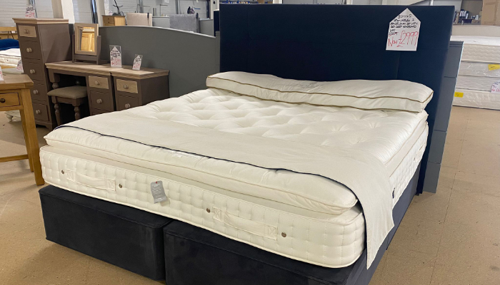 180cm 2 Drawer Divan Set With Zen Deep Headboard